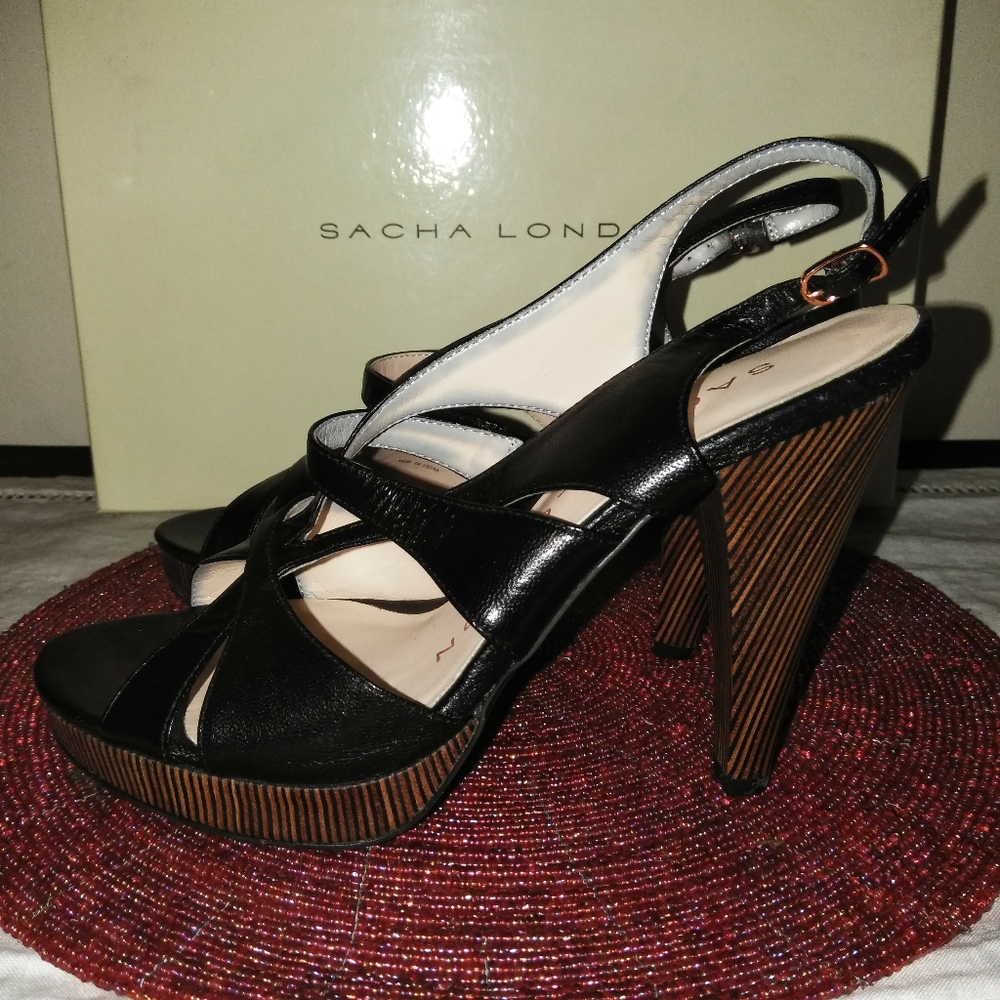 Sacha London NWOT boho block heels